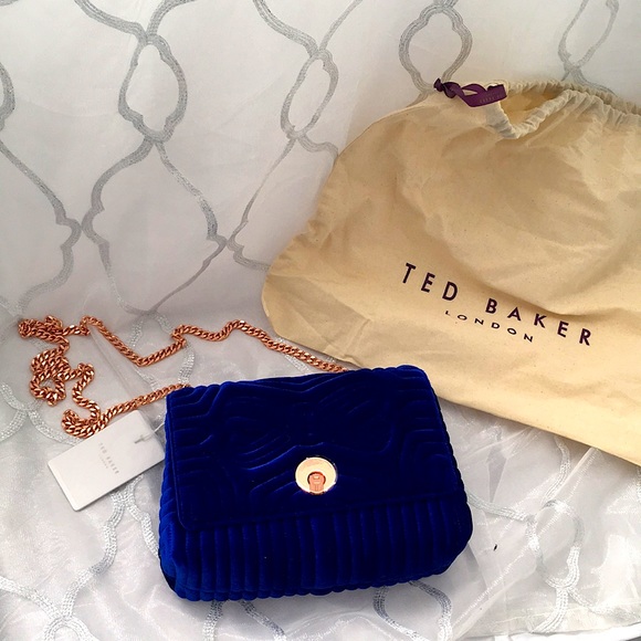 Ted Baker London Handbags - Ted Baker London velvet crossbody handbag